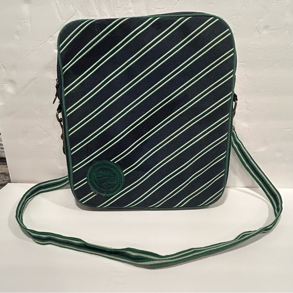 AMERICAN EAGLE OUTFITTERS LAPTOP MESSENGER CROSSBODY STRIPED PADDED BAG - Picture 1 of 9